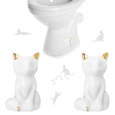 Imagem de FillTouch 2 peças de tampas de parafuso de vaso sanitário, tampas de parafuso de vaso sanitário, tampas de parafuso de vaso sanitário, tampas de parafuso de vaso sanitário decorativas, capas de vaso