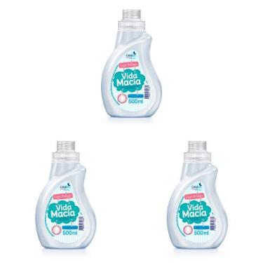Imagem de Kit 3 Und Lava Roupas Vida Macia Baby 500ml