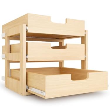 Imagem de Grehitk Organizador de armário removível (três camadas 66 cm L x 53 cm P x 48 cm A)