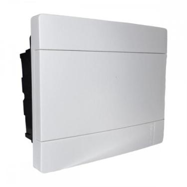 Imagem de Centrinho Eletromar Pvc Embutir Para 9 Disjuntor Sem Barramento Branco