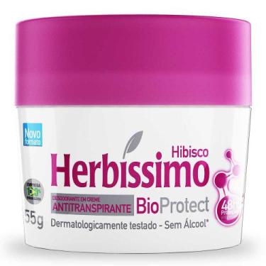 Imagem de Desodorante Herbíssimo Bio Protect Creme Antitranspirante Hibisco 48h 