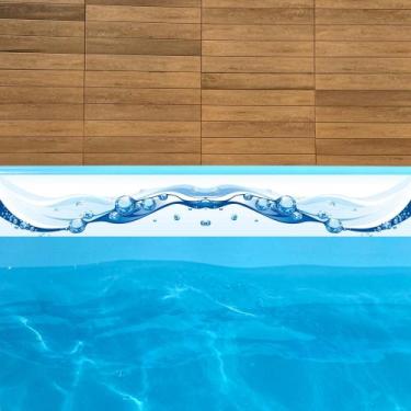 Imagem de Adesivos Vinil Borda de Piscina Azulejo 25und 1mx30cm - lene adesivos,
