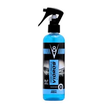 Imagem de Limpador e anti-embacante de vidros 240ml v8 sanol (7213)