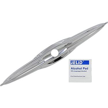 Imagem de Kuryakyn Acessório de motocicleta 7215: Trinco traseiro/detalhe de bloqueio de furo para chave para motocicletas Harley-Davidson Trike 2009-19, cromado