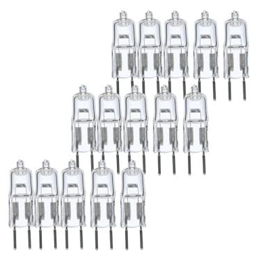 Imagem de Satco Lâmpada Halógena S3121 De 50 Watts, 900 Lúmens, T4, Gy6.35, Base 12 Volts, Transparente, Regulável (15 Lâmpadas)