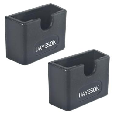 Imagem de UAYESOK Suporte de microfone CB adesivo universal, suporte de microfone de alto-falante de rádio amador, clipe de painel de rádio portátil para carro, caminhões (2 pacotes)