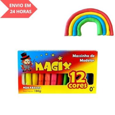 Imagem de Massinha de Modelar Magix  12 Cores 180g - CAMP HOME 