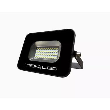 Imagem de Refletor Micro Led Slim Prova D` Água Branco Frio - 30W