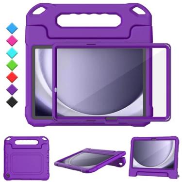 Imagem de TOEVEK Capa infantil para tablet Samsung Galaxy Tab A9 Plus de 11 polegadas, protetor de tela integrado, capa protetora com alça à prova de choque para Samsung Galaxy Tab A9+ 11 polegadas 2023