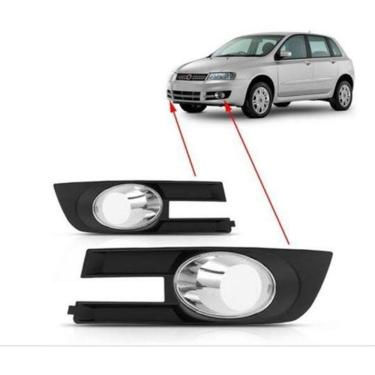 Imagem de Par Grade Moldura Farol Milha Stilo 2008 09 10 11