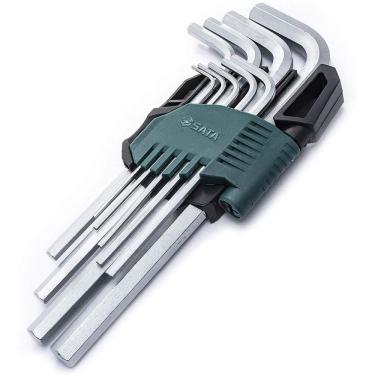 Imagem de Jogo De Chave Allen Hexagonal Longa Sata St09107Asj