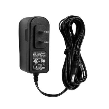 Imagem de Hiseeu Fonte de alimentação 12V 1A CA para DC, entrada 100-240V para adaptador de saída 12V 1A com cabo de 3 m, conector de 5,5 mm x 2,1 mm, listado pela FCC para câmeras CCTV, DVR NVR, faixa de LED