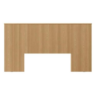 Imagem de Cabeceira Casal Laranjeiras Ripado Carvalho - Linea Brasil, Marrom, Mo