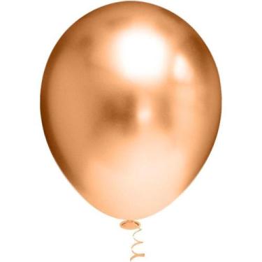 Imagem de Balao para Decoracao Redondo N.010 Platino Bronze - Riberball