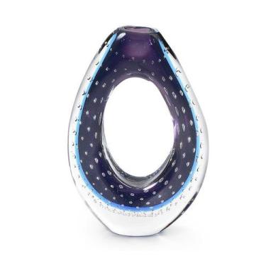 Imagem de Escultura Em Cristal Murano Azul - São Marcos 29cm