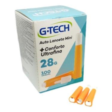 Imagem de Auto Lanceta Automática 28g Com 100un G-tech