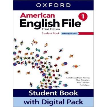 Imagem de American English File 1 Sb With Digital Pack - 3Rd Ed