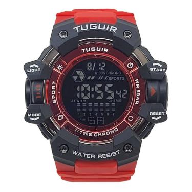 Imagem de Relógio Masculino Relógio Tuguir Digital Tg30402 Vermelho E