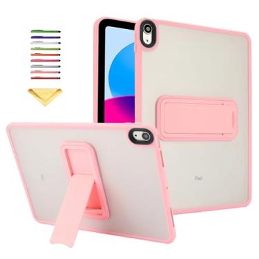 Imagem de UUcovers Capa para Apple iPad A16 11ª geração 11 polegadas 2025 e iPad 10ª geração, capa de 11 polegadas 2022 com suporte, capa rígida e TPU (poliuretano termoplástico) à prova de choque leve para