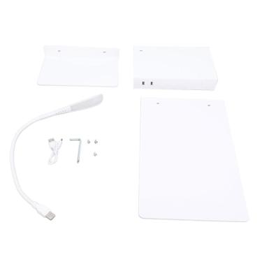 Imagem de Suporte de prateleira de travesseiro para extensão de cílios com luz LED Ferramenta de enxerto de brilho de 3 níveis Organizador de prateleira de travesseiro de cílios acrílico