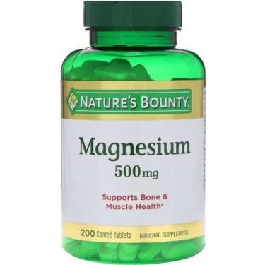 Imagem de Magnésio 500 Mg 200 Tabletes Natures Bount