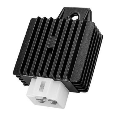 Imagem de NITAGO Regulador retificador estabilizador 12V 4 pinos regulador de tensão preto para motores Gy6 50/125/150cc acessórios de reposição