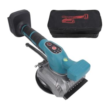 Imagem de Pilipane Máquina de nivelamento vibrador de azulejo sem fio ajustável velocidade de vibração forte poder de sucção para instalação profissional de azulejos ABS alumínio 160 mm ventosa 1636 g