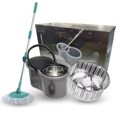 Imagem de Mop Com Centrifuga Inox E Cabo Em Inox Com Refil