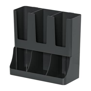 Imagem de Ｂｅｓｇａ Porta-copos de papel, dispensador, organizador de armazenamento com economia de espaço, suporte para copos de café para artigos de festa de