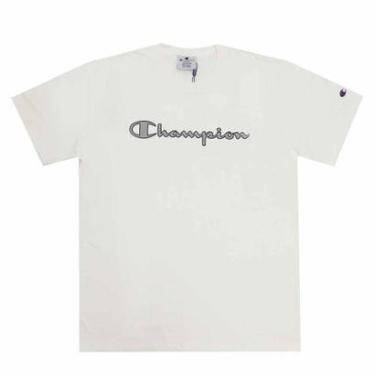 Imagem de Camiseta Champion Athletic Lev Script Metal - Creme (Off White)-Masculino
