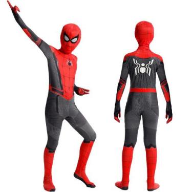 Imagem de Traje de Cosplay do Homem-Aranha - Fantasia Zentai para Crianças e Adu