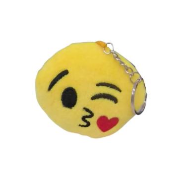 Imagem de Chaveiro De Pelúcia Emoji Beijos Wellmix