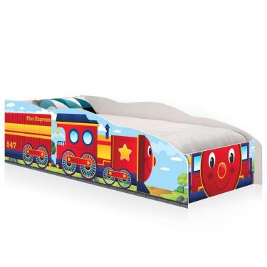 Imagem de Mini Cama Carro Trem Da Alegria Com Colchão
