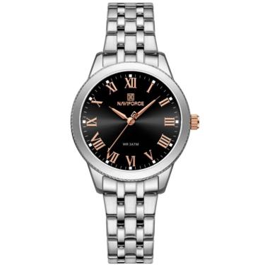 Imagem de Relógio De Pulso Feminino Design Classico Simples Elegance Preto