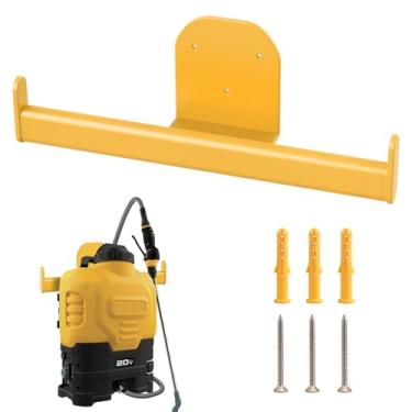 Imagem de Gancho para soprador de folhas de mochila, pulverizador de parede para Dewalt, acessórios de suporte de parede para motosserra resistente, suporte de parede para comedouro de erva daninha