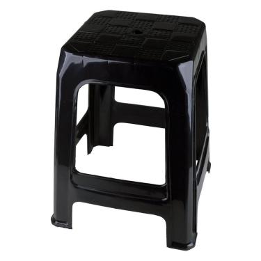 Imagem de Banqueta Monobloco Preta Botafogo