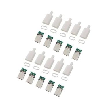 Imagem de Conector Tipo C USB 31 3A Para Carregamento Rápido, Plugue Masculino, 