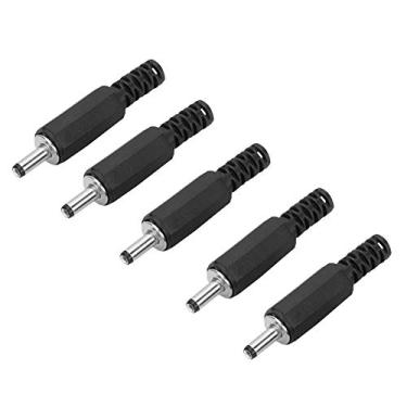 Imagem de Cryfokt Adaptador de Conector Coaxial de Plugue de Alimentação DC Macho Com Som Estéreo de 5.1 Canais para Pequenos Projetos Eletrônicos e Aplicações de CFTV 5 Unidades para Aplicação de Energia DC
