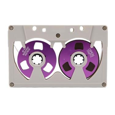 Imagem de GOWENIC Fita Cassete de áudio Em Branco Bobina a Bobina para Gravação de Música, Polarização Normal Tipo I, 50 Minutos, Fita Cassete de áudio de Metal Dupla Face Com Estojo de