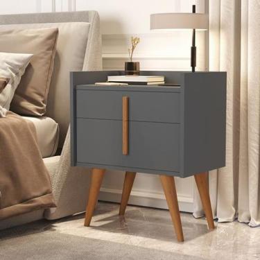 Imagem de Mesa de Cabeceira 1188 Pés Palito com Gaveta e Porta - cores - Comprar