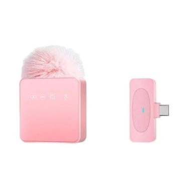 Imagem de Microfone Lavalier Sem Fio Com Redução De Ruído E Função De Mute Para 