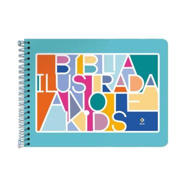 Imagem de Livro - Bíblia Ilustrada Anote Kids NVT espiral - Colors