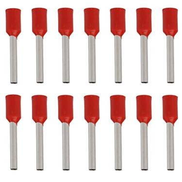 Imagem de aqxreight Terminal de Extremidade de Cabo de Pino Isolado de 1000 Unidades Terminais Pré-isolados de Cobre PVC para Iluminação de Transporte Os Condutores E1010 Facilitam a Emenda de Extremidade