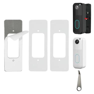 Imagem de Suporte de placa traseira de campainha compatível com campainha de vídeo Blink 2ª geração, placa de montagem de campainha de atualização para escritório de apartamento, quadro traseiro de montagem com