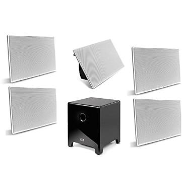 Imagem de AAT Elegance 12" - Conjunto 5.1 com caixas de embutir e sub ativo de 12"