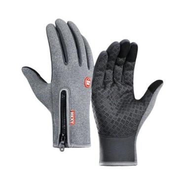 Imagem de Luvas De Ciclismo De Inverno Com Dedos Completos, Tela Sensível Ao Toq