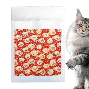 Imagem de Saco De Dormir De Inverno Para Gato | Casa Macia para Filhotes - Casa Interior Para Gatos,Para Donos de Animais, Clima Frio, Escritório, Sala de Estar, Dormir e Sonecas, Abrigos e Clínicas