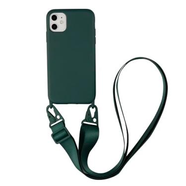 Imagem de Capa de telefone crossbody cordão para iphone 14 15 pro max 13 12 mini 11 xr xs plus pescoço corda colar cinta cabo de silicone com capa, x6, para iphone 15