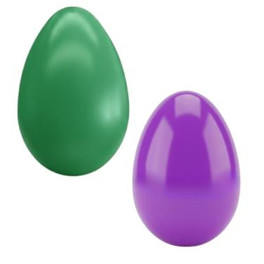Imagem de Kit 2 Brinquedos Pet Bola Ovo Maluco Cães Funny Eggs Interativo Cachorro Pequeno Porte (1 COR VERDE / 1 LILÁS)