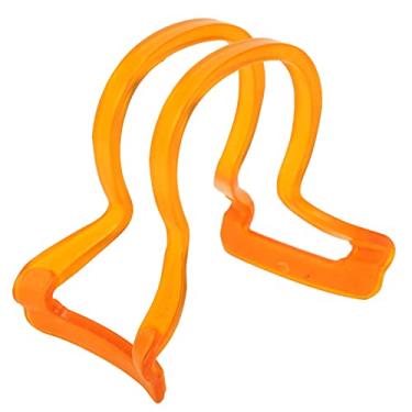 Imagem de Cryfokt Corretor de Retidão Eficiente do Colimador de de Violino para Violinos 1/4 1/8 /10 Ajuda Iniciantes a Melhorar a Ação de (Laranja)